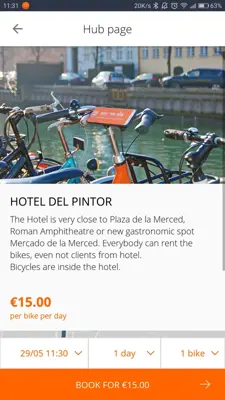 Donkey Republic - Rent a bike android App screenshot 1